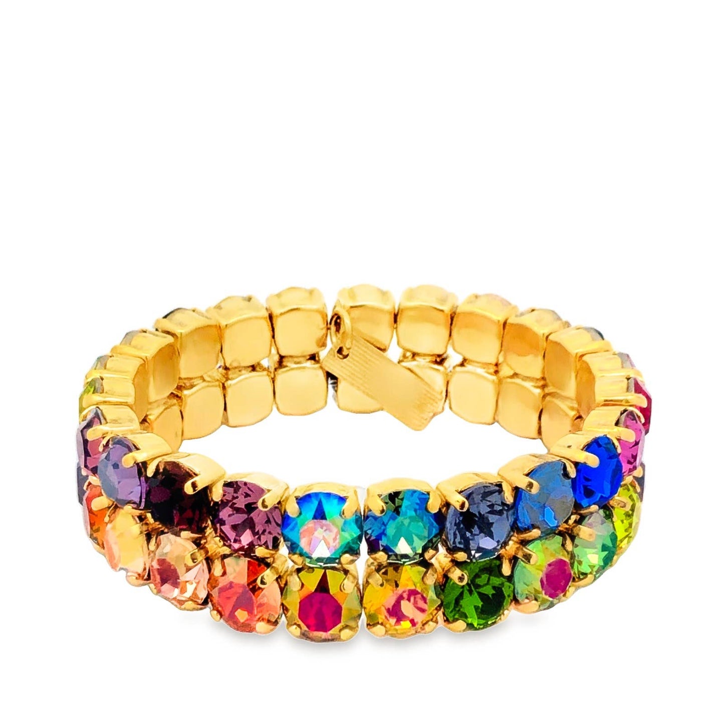 Olivia 2 Strand Stretch Bracelet in Bohemian Wonderland