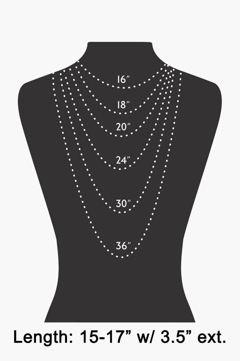 Assorted Pearl And Stone Beads Layered Chain Necklace