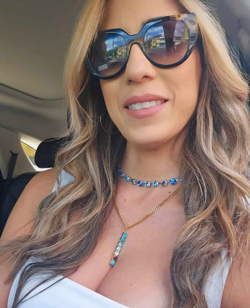 Oakland Necklace Blue Mix