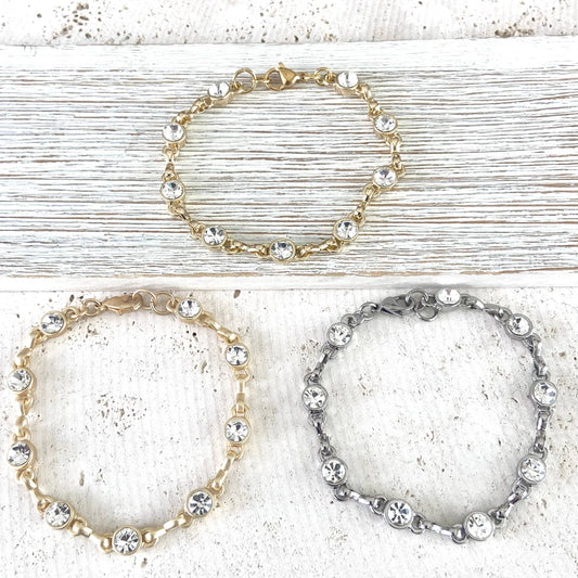 Crystal single simple Bracelet