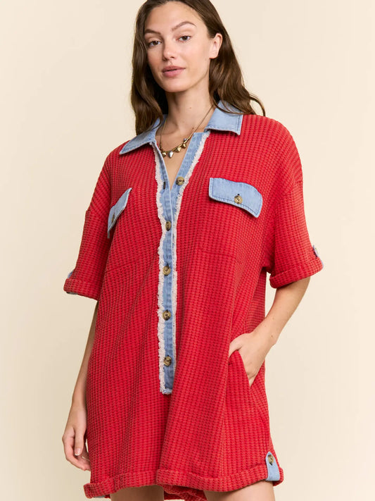 Heather Romper