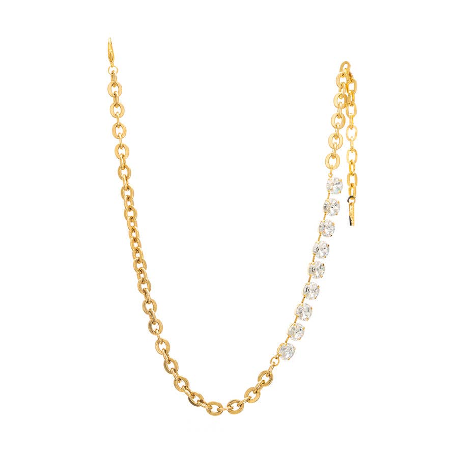 Berty Necklace in Antique Gold