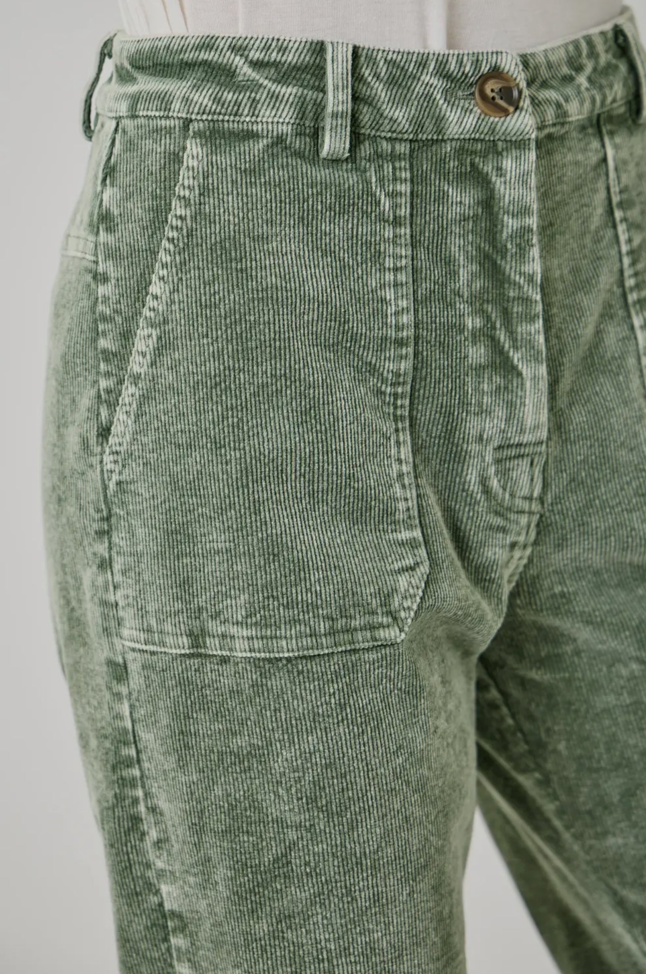 Washed Corduroy Trousers