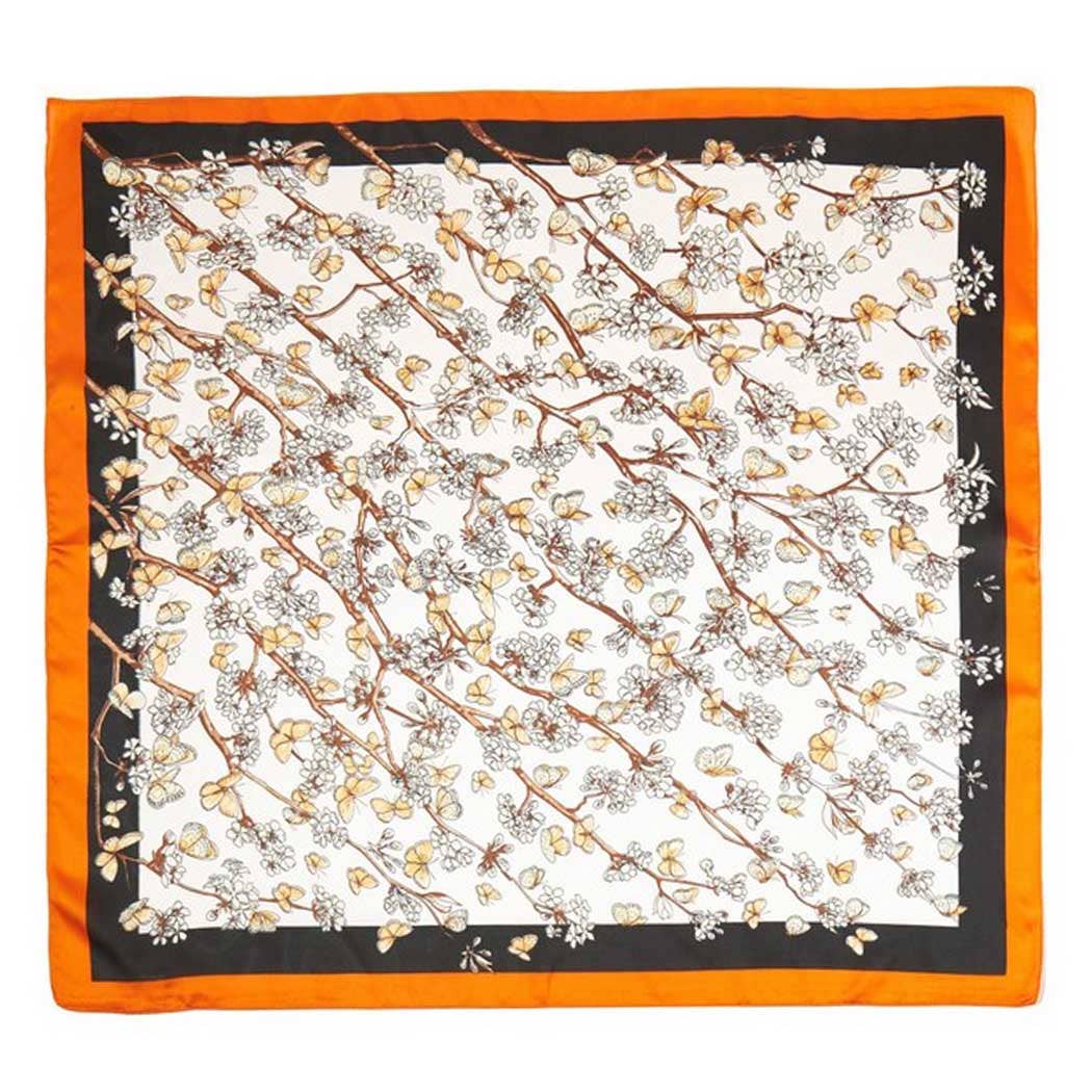 FOUR-LEAF CLOVER AND FLOWER BANDANA