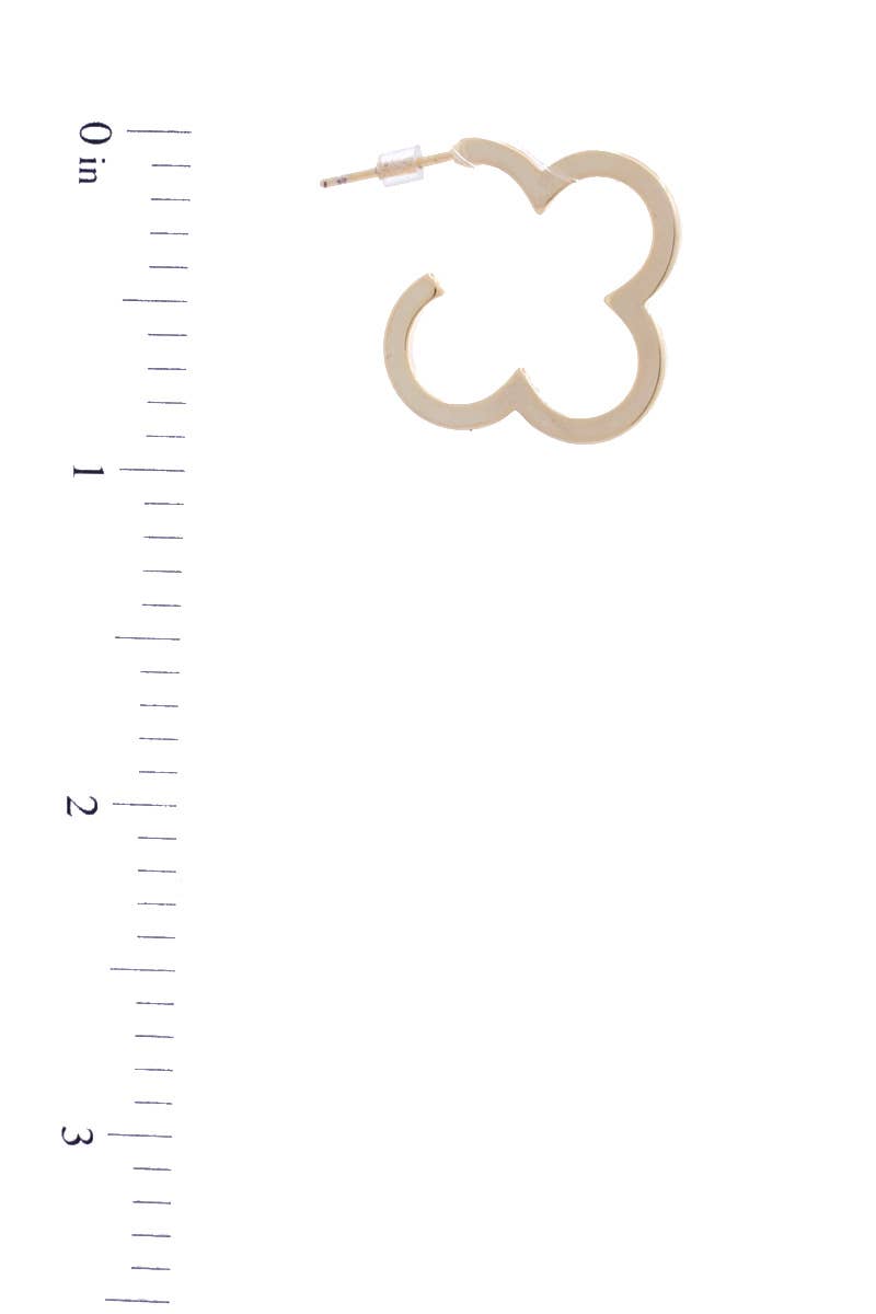 QUATREFOIL SHAPE EARRING