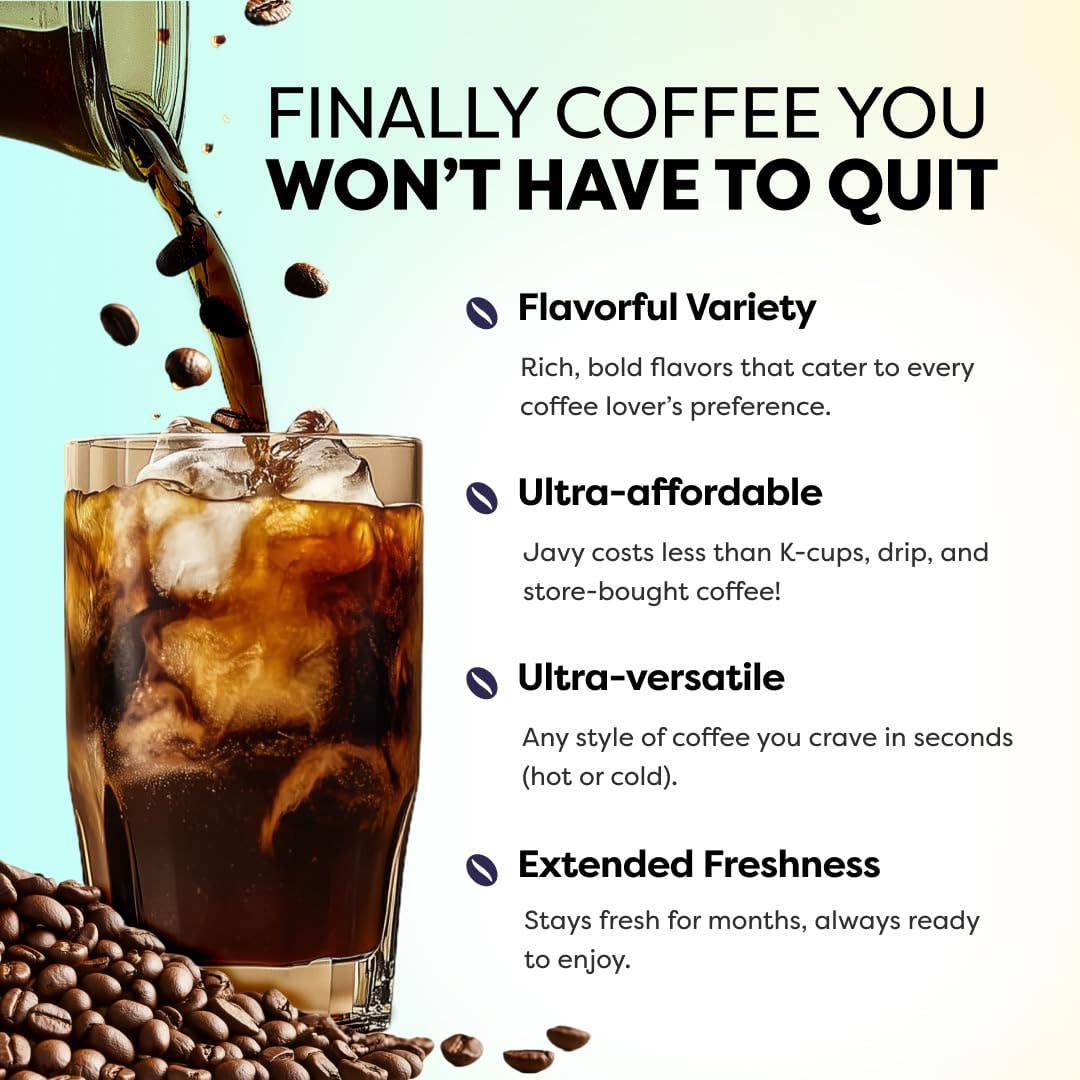 Javvy French Vanilla Cold Brew Coffee Concentrate