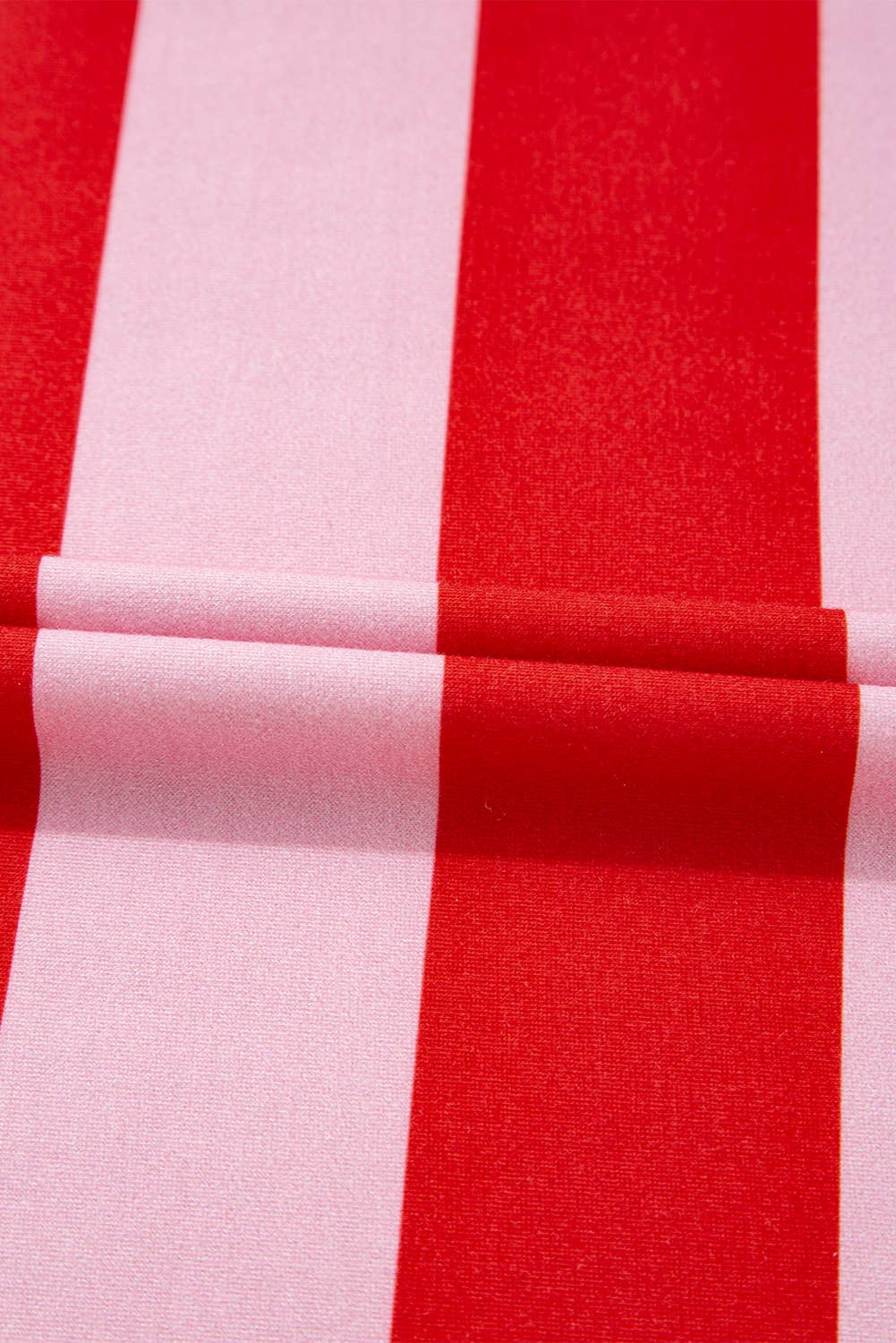 Stripe Patchwork Side Split Oversized Top