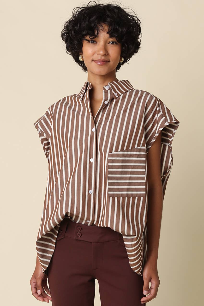 Hunter Stripe Oversized Shirt