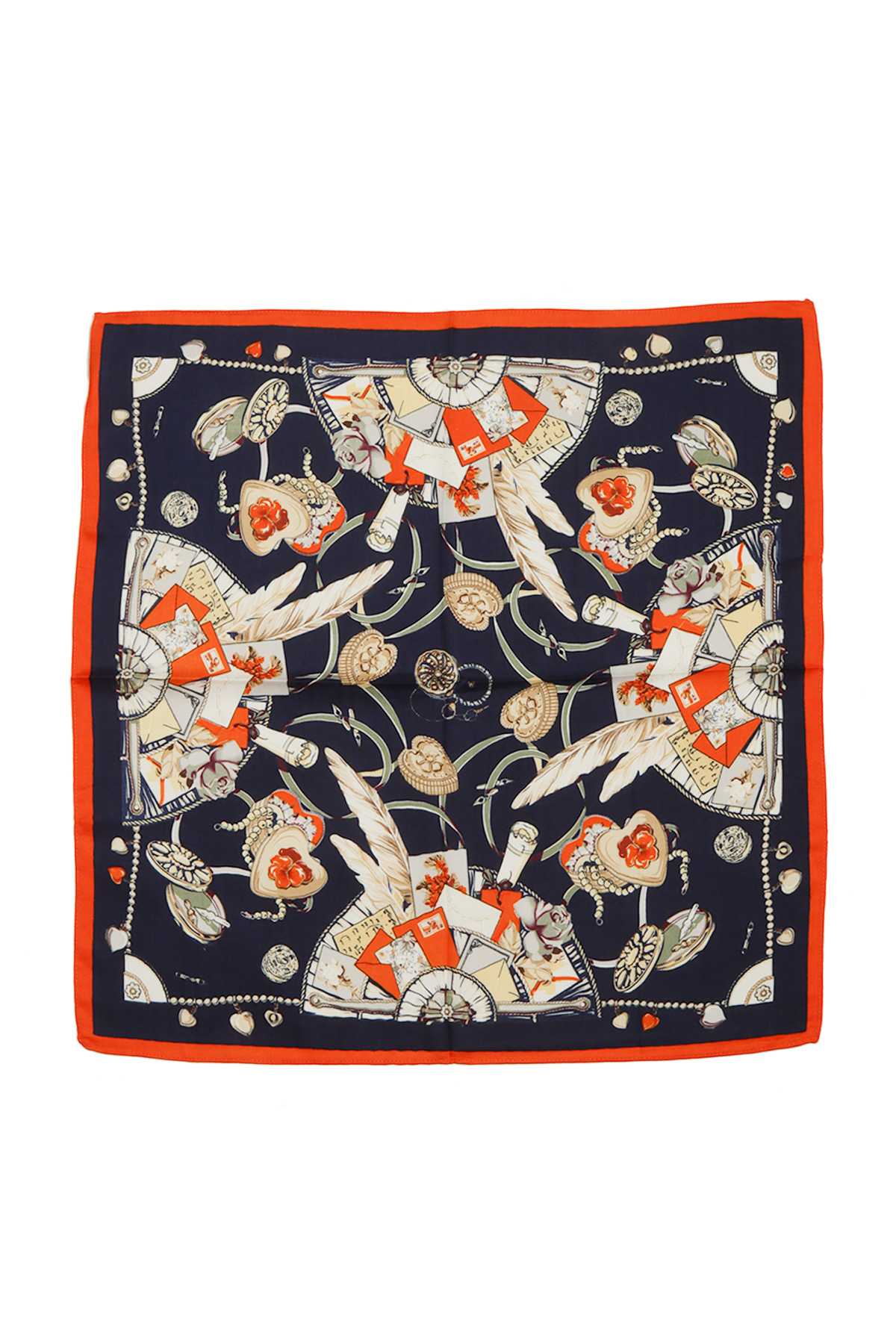 MULTI FEADER PRINT BANDANA SCARF IS1056