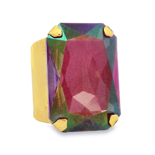 Mini Soleil Ring in Orchid Ignite