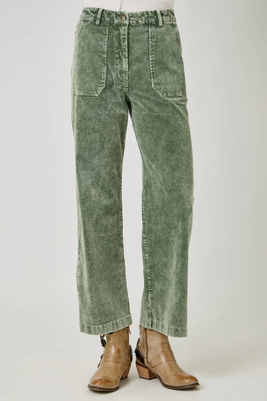 Washed Corduroy Trousers