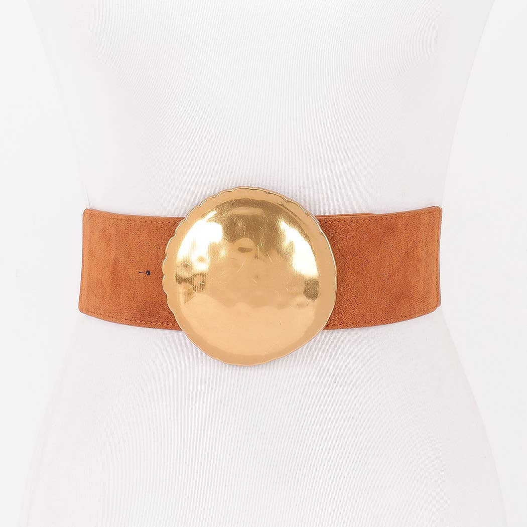 Metal Buckle Elastic Belt