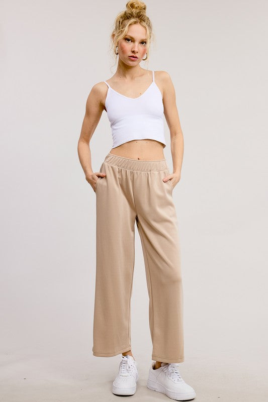 Scuba Cropped Pants