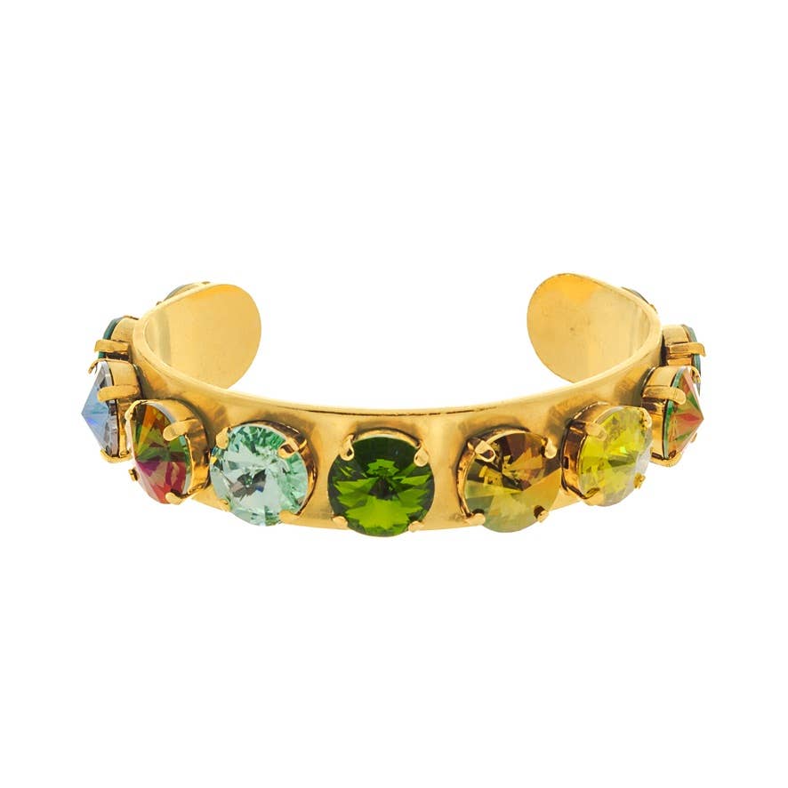 Keira Cuff in Green Mix