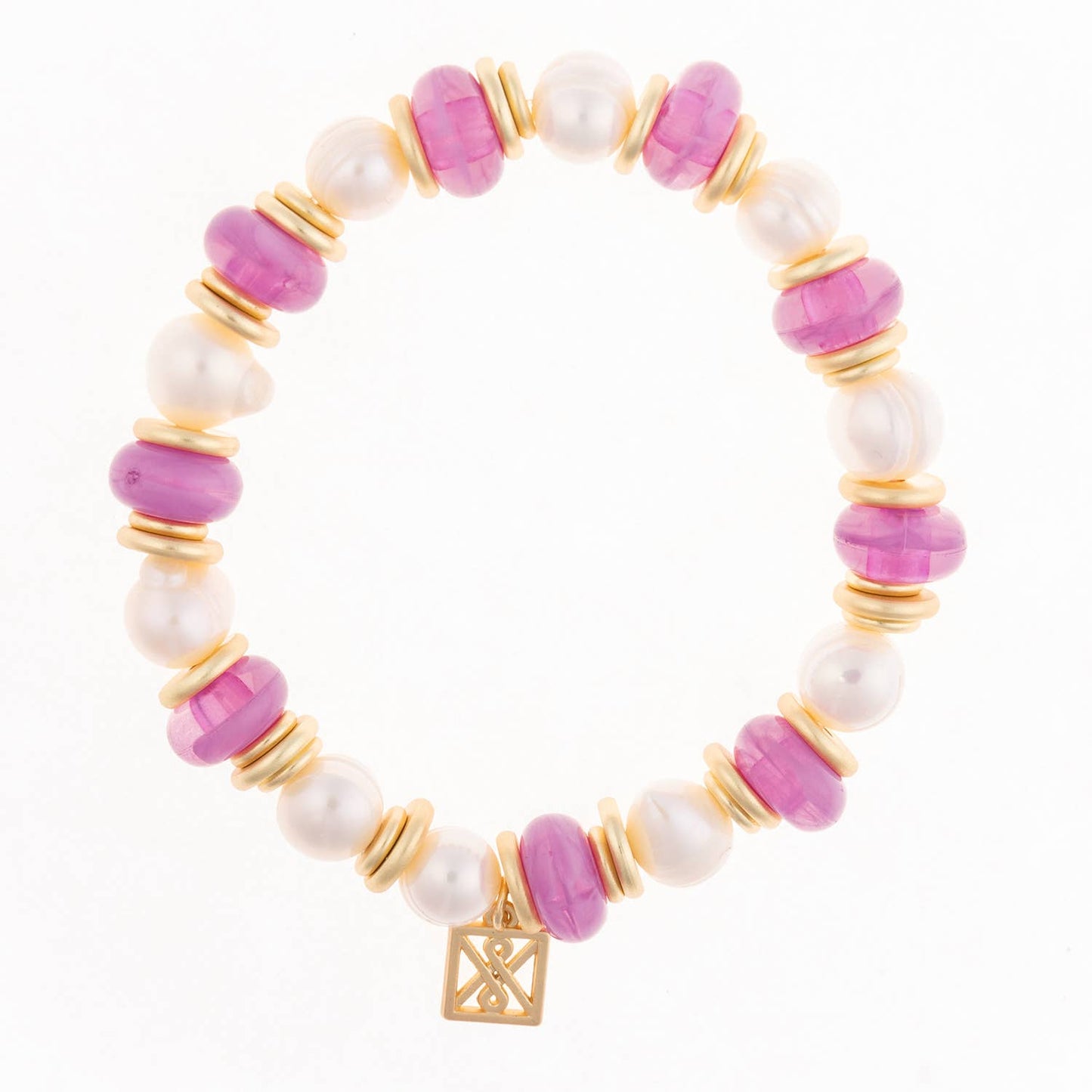Mary Square Bracelet Jenna Orchid