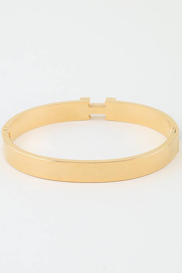 Bright H Cuff Bracelet BDBA327