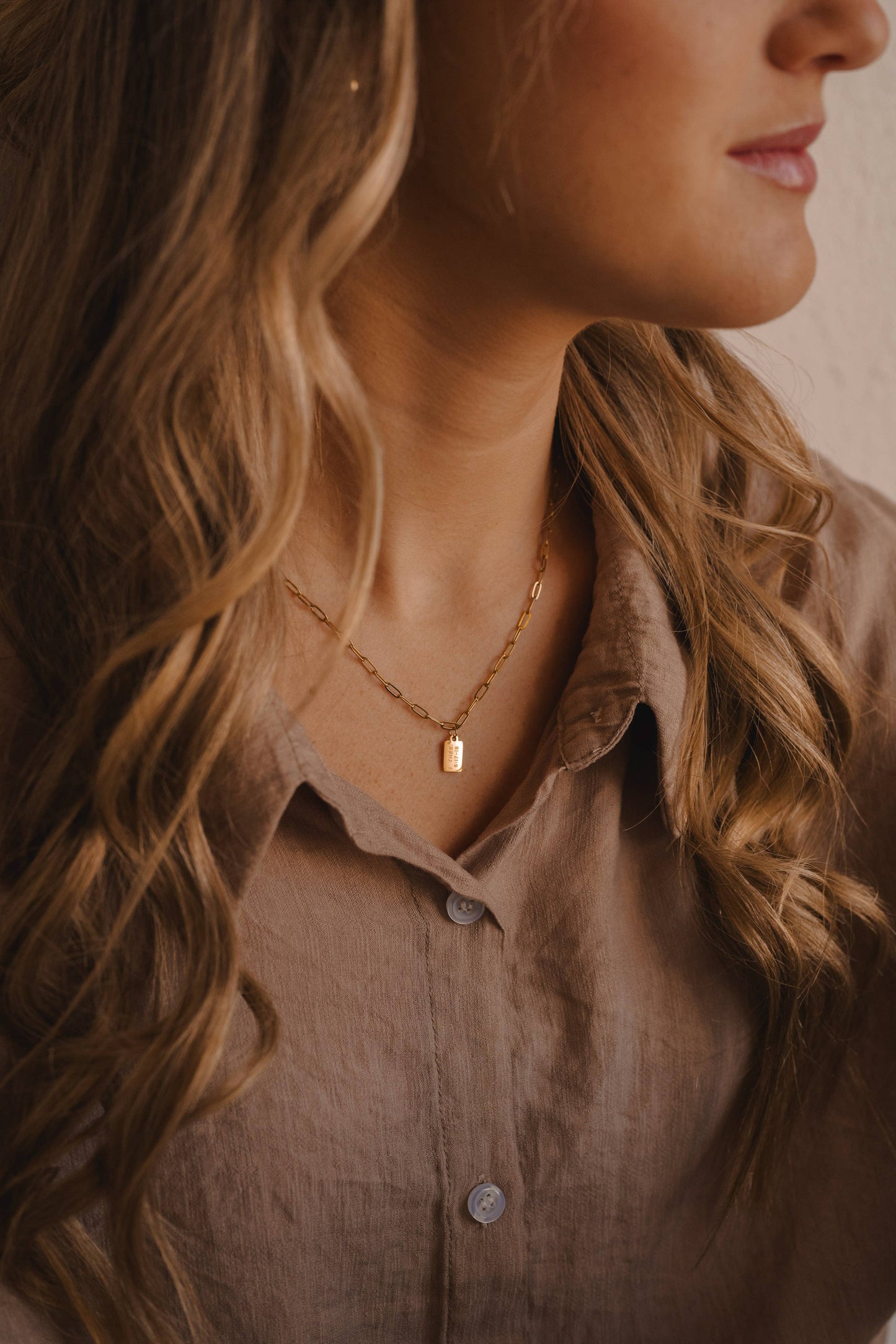 Pray Big Mini Tag Necklace | Christian Jewelry