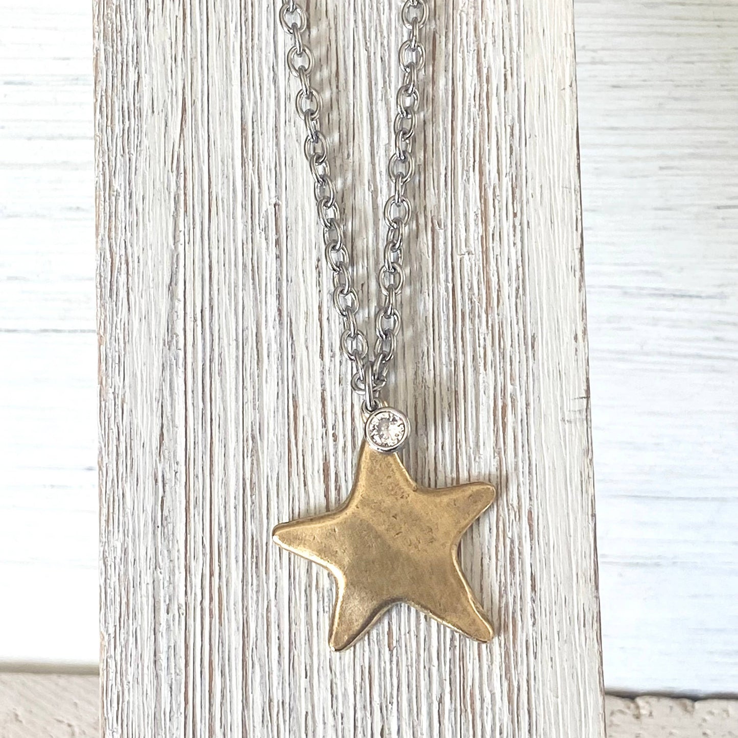 Star necklace celestial jewelry non tarnishing 