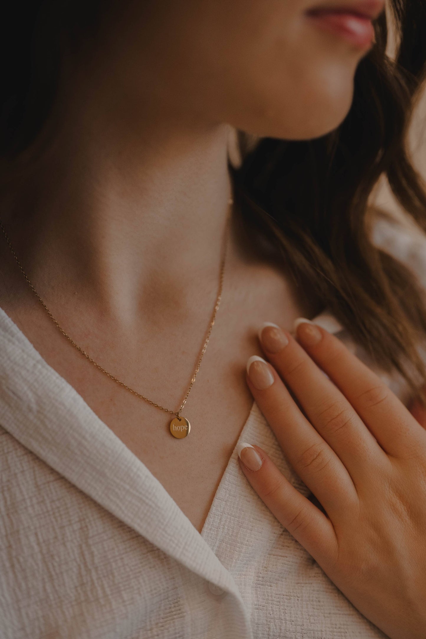 Hope Disc Necklace | Christian Jewelry