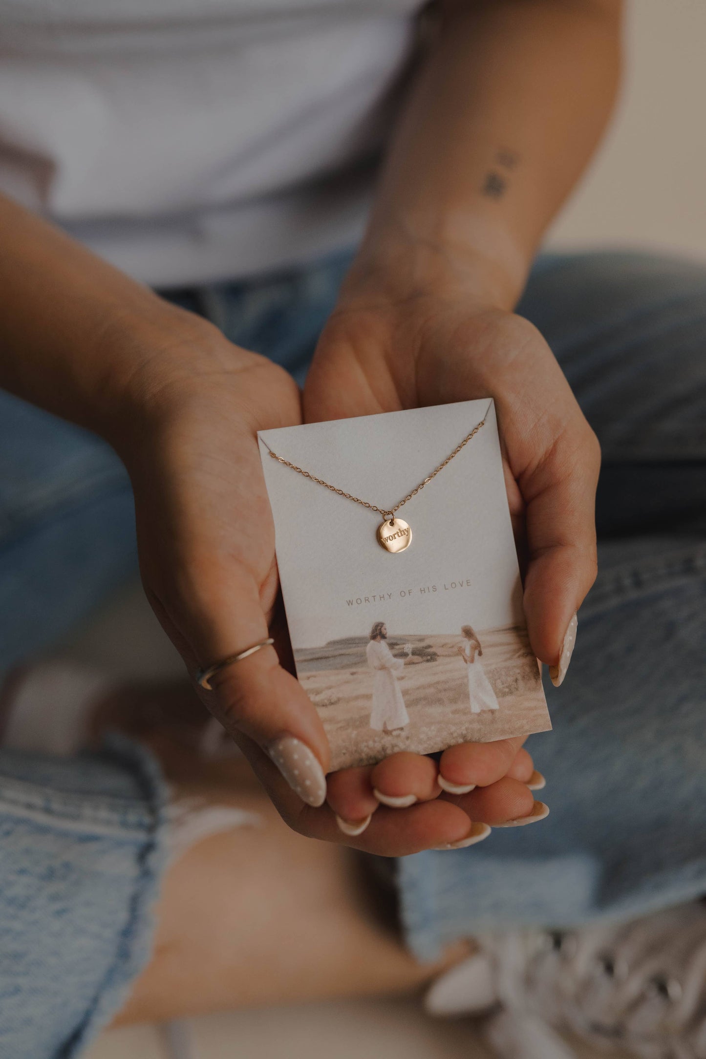 Worthy Disc Necklace | Christian Jewelry