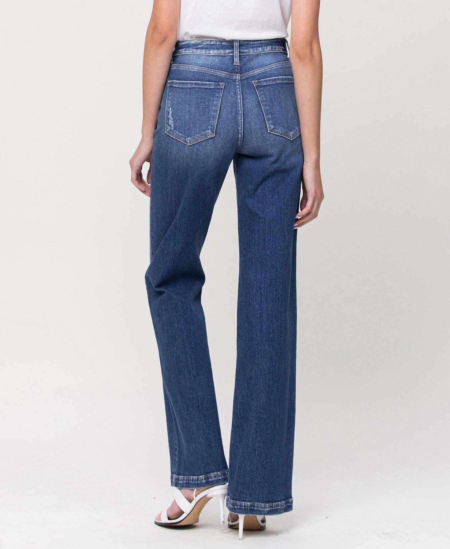 HIGH RISE WIDE LEG JEANS Y3840