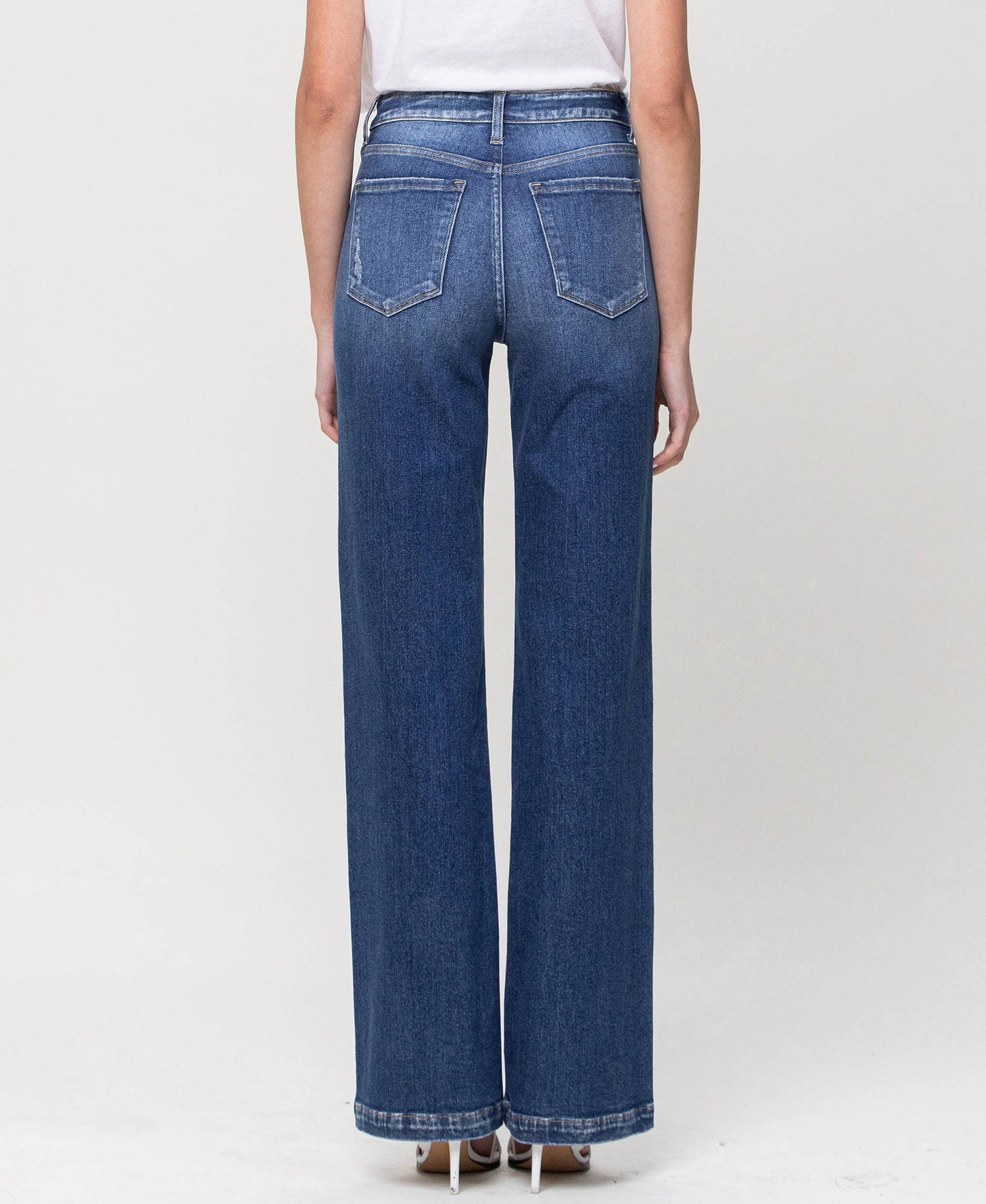 HIGH RISE WIDE LEG JEANS Y3840