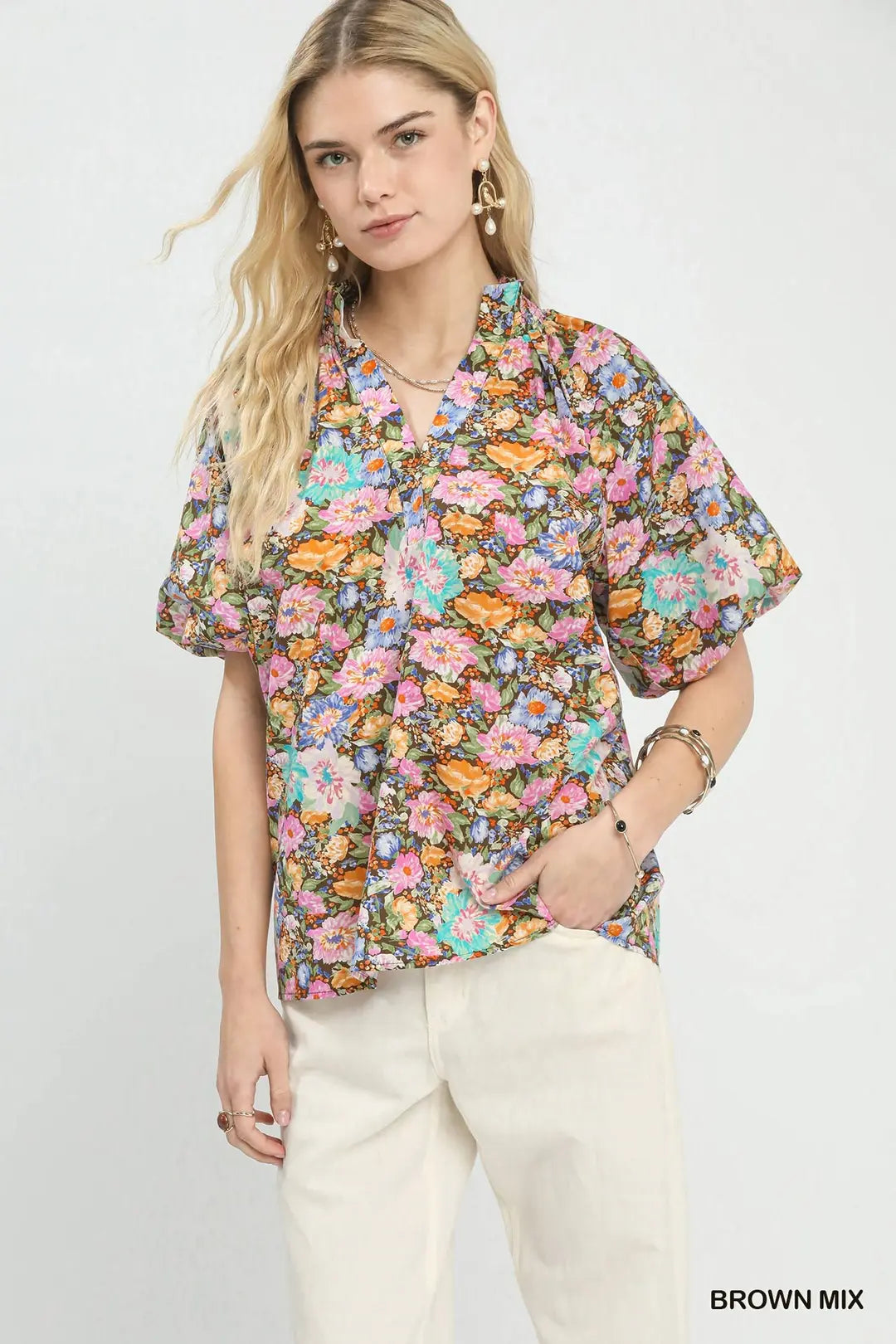 Multi Floral Top