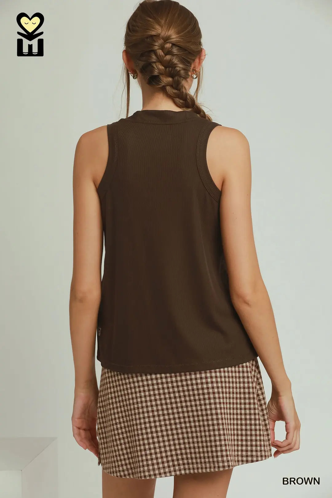LYOWAVE Soft Rib Tank Top