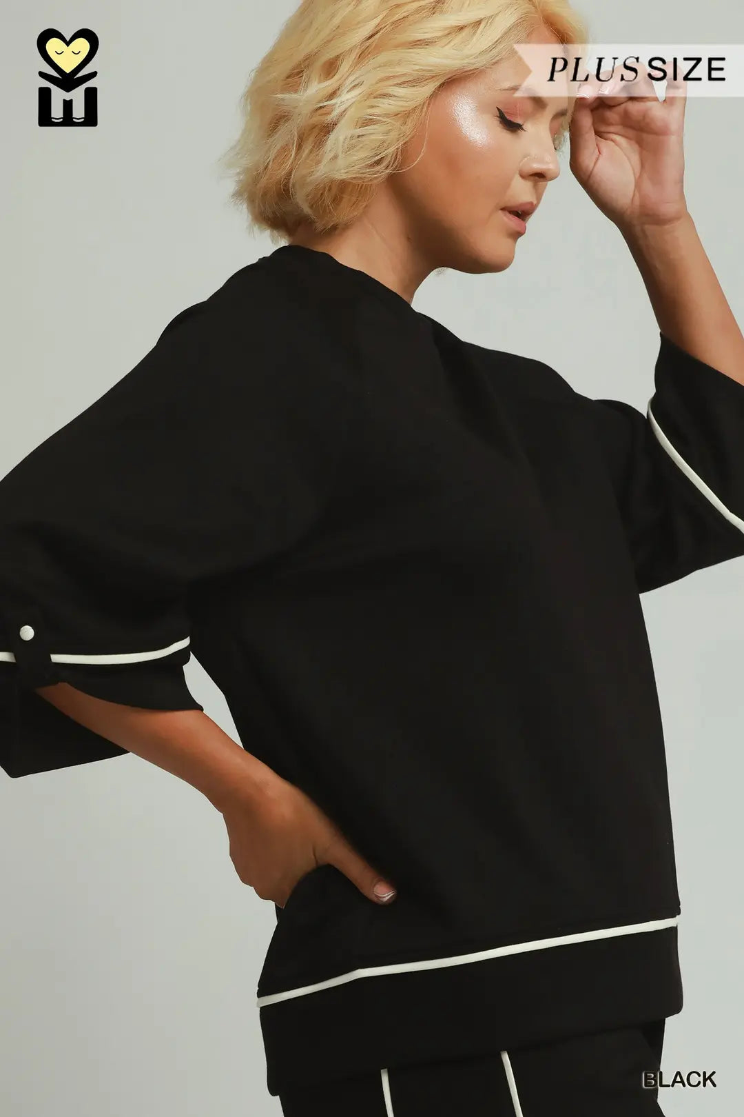 LUXEKNIT Contrast Piping Set