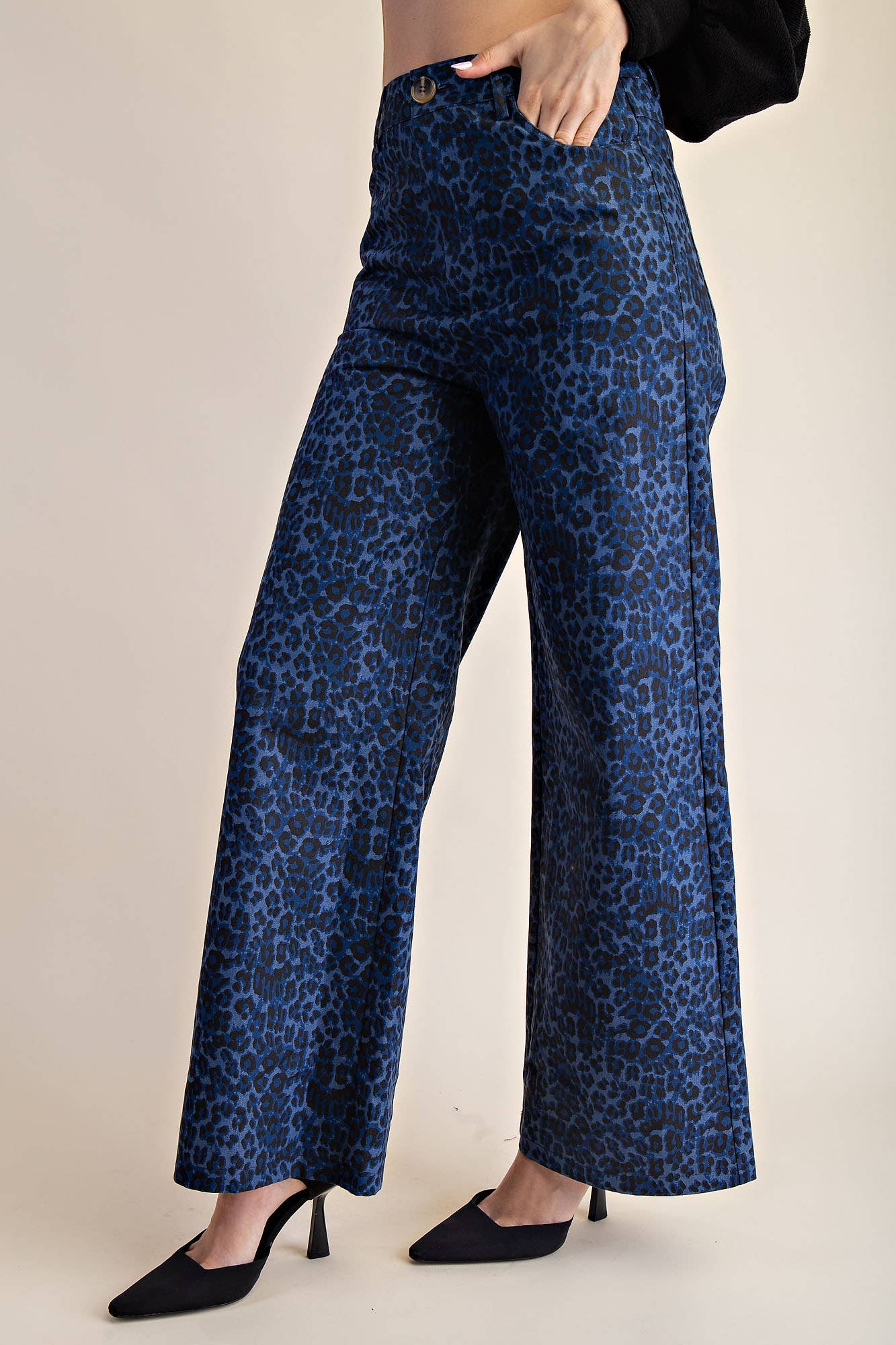 High Waist Wide Pants