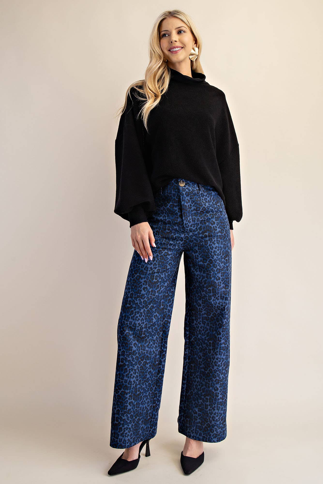 High Waist Wide Pants