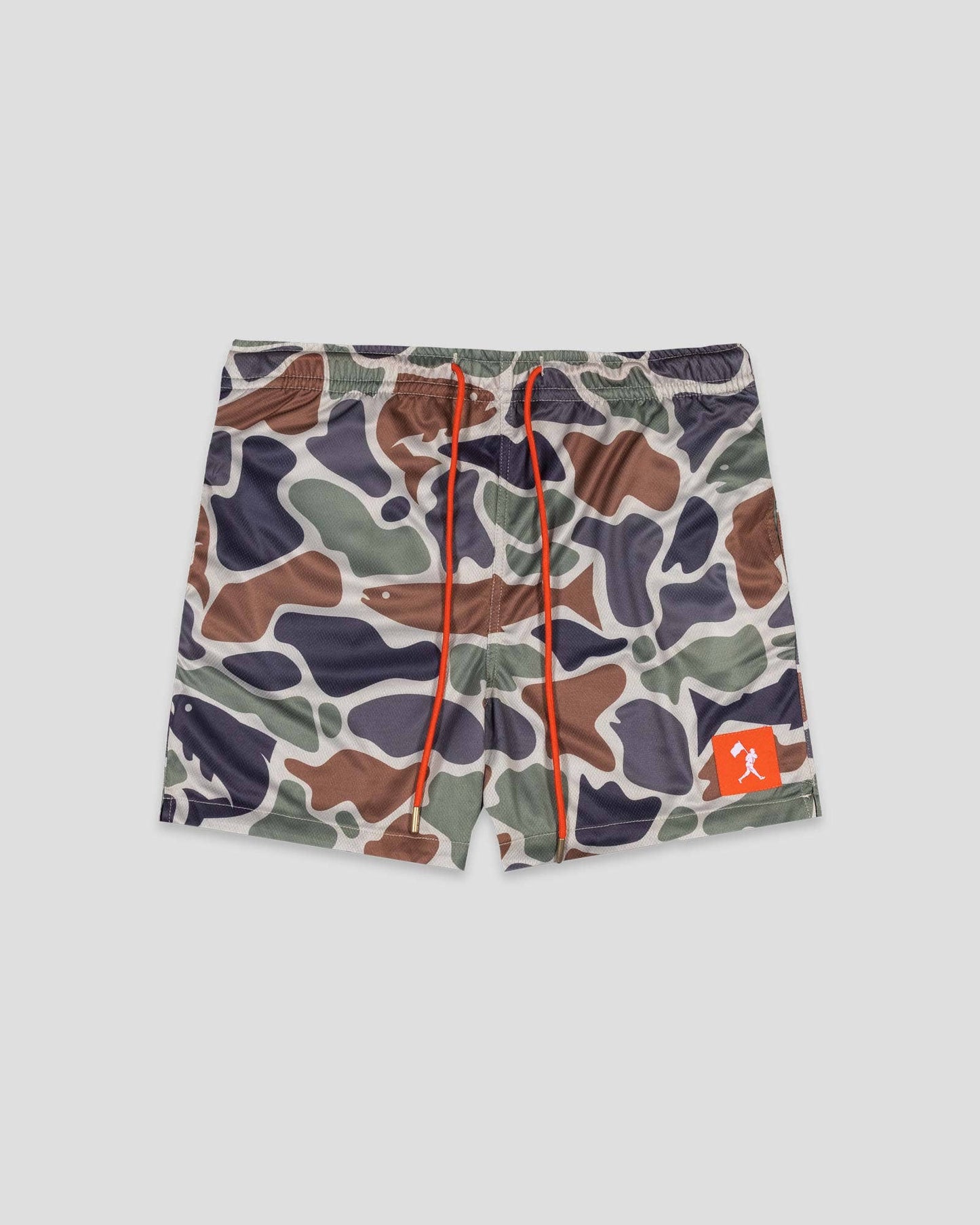Fishing Club Angler Camo Diamond Air Mesh Shorts - Youth