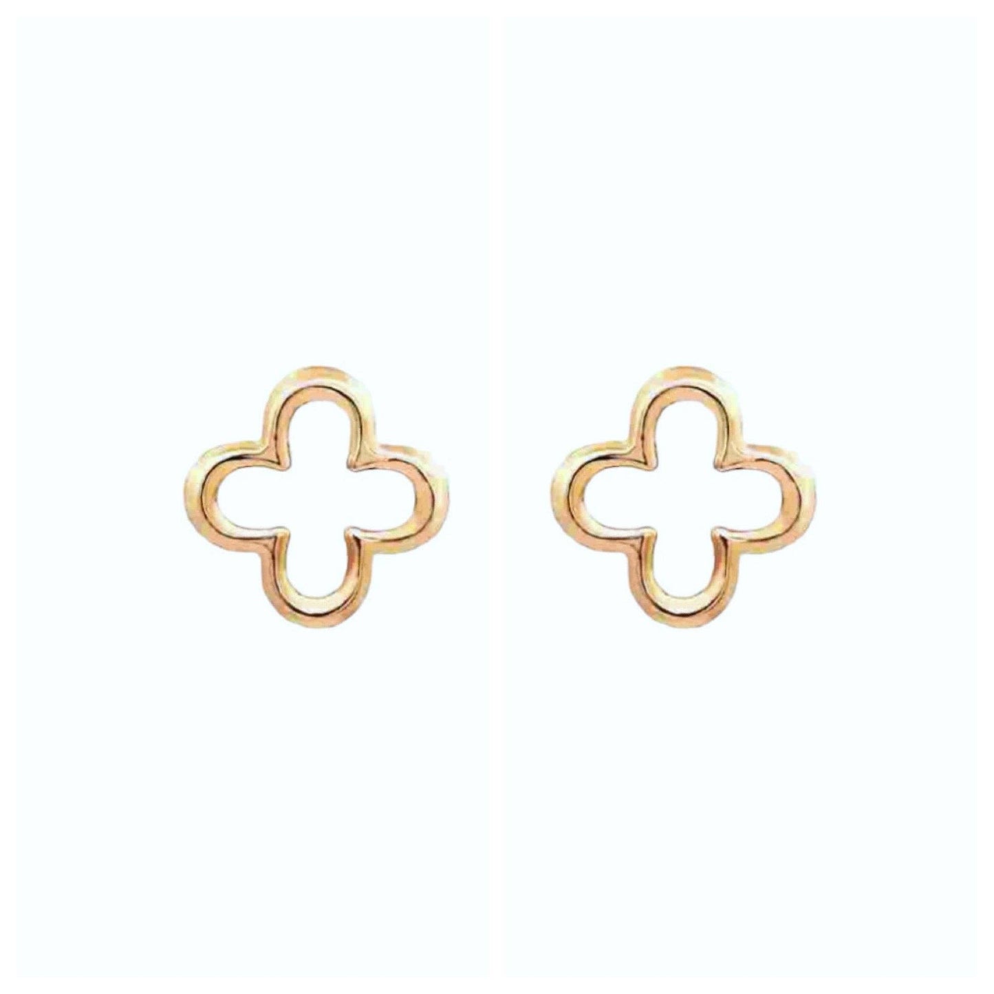 Pierce+Hide Statement Quatrefoil Stud Earring