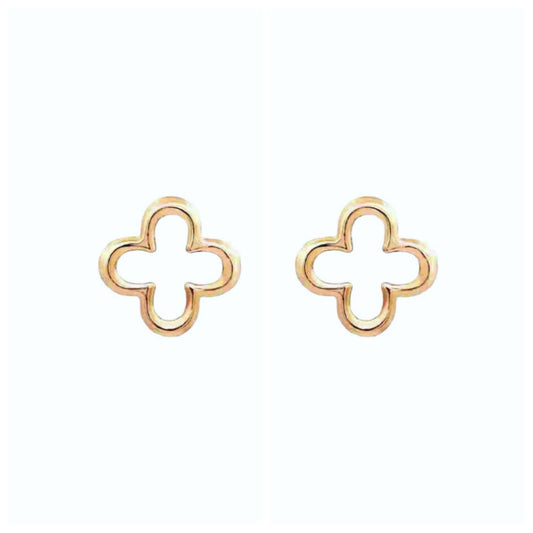 Pierce+Hide Statement Quatrefoil Stud Earring