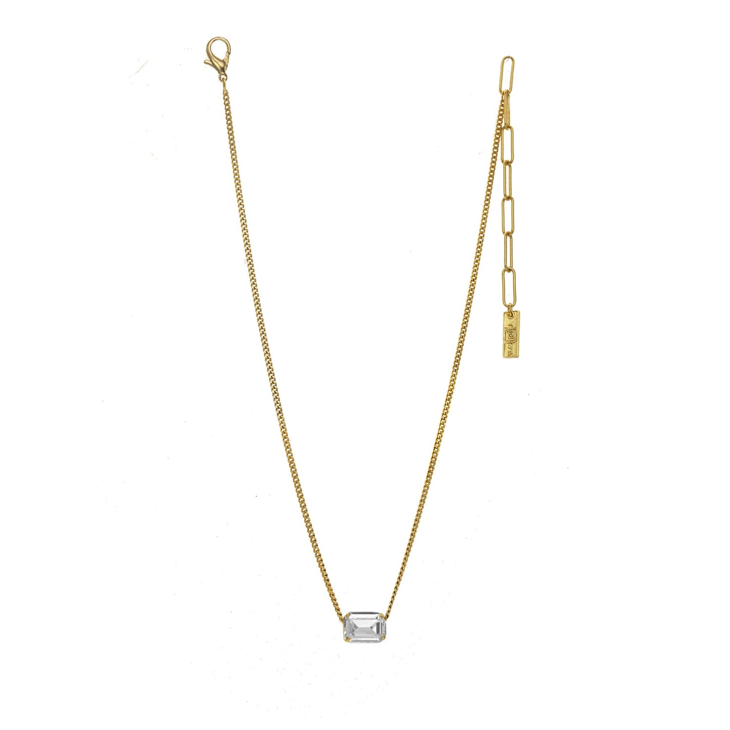 Rubin Necklace in Clear