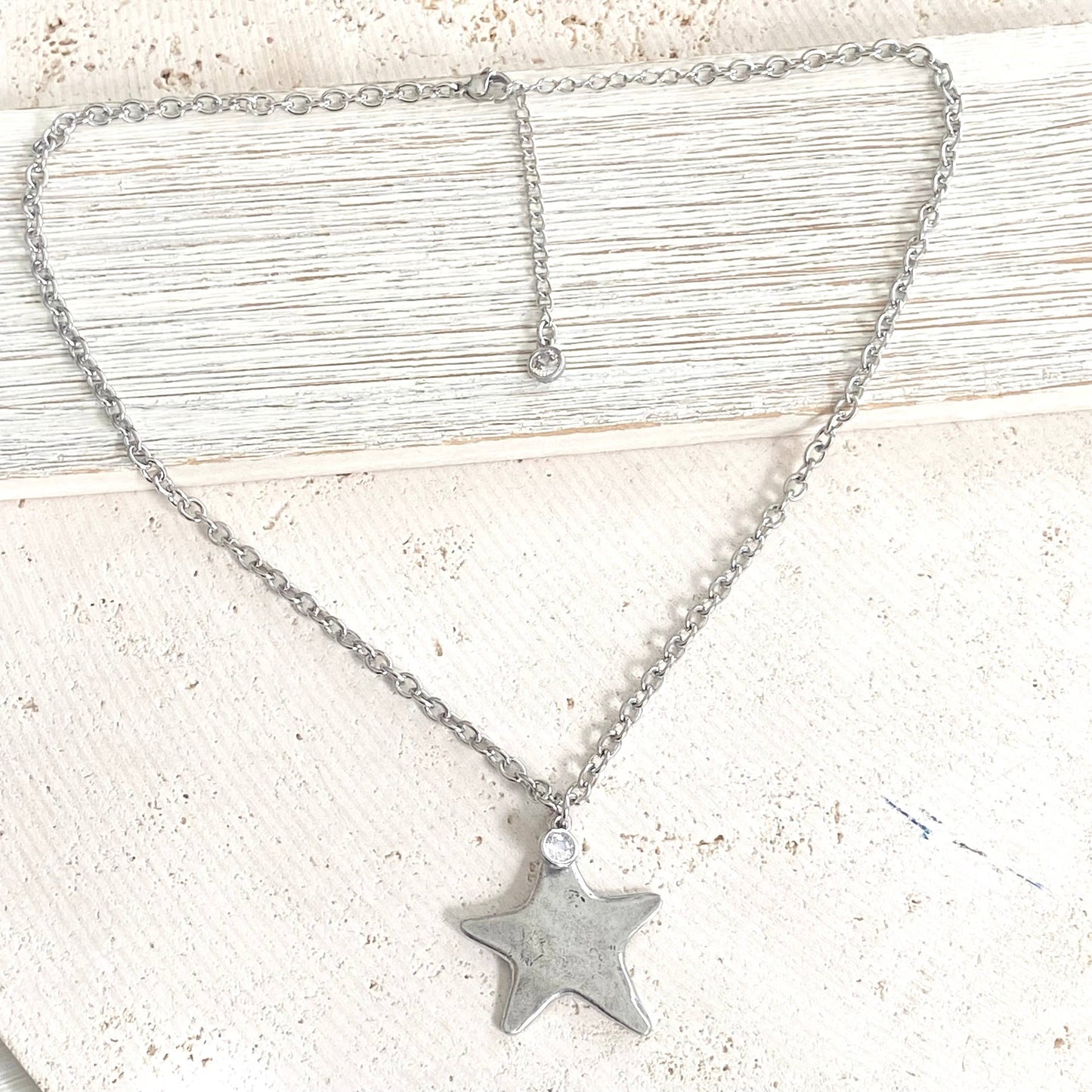 Star necklace celestial jewelry non tarnishing 