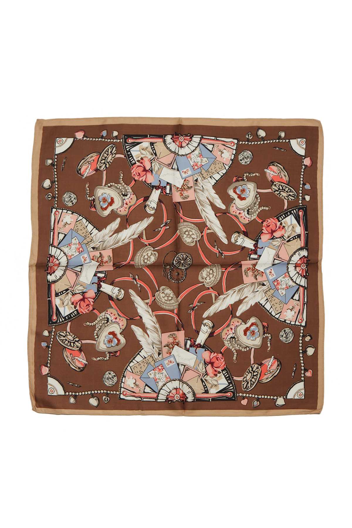 MULTI FEADER PRINT BANDANA SCARF IS1056
