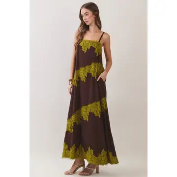 Contrast Lace Trim