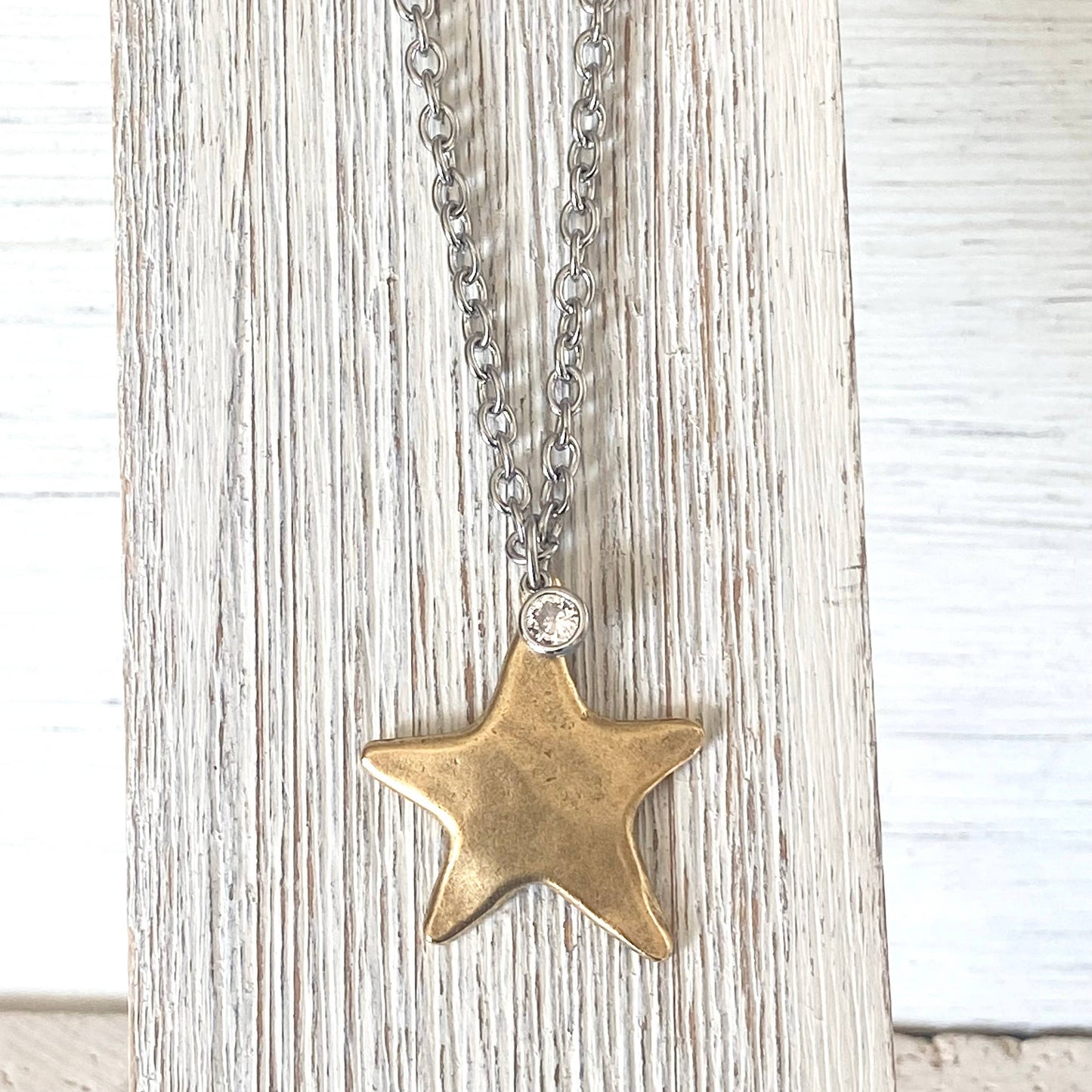Star necklace celestial jewelry non tarnishing 