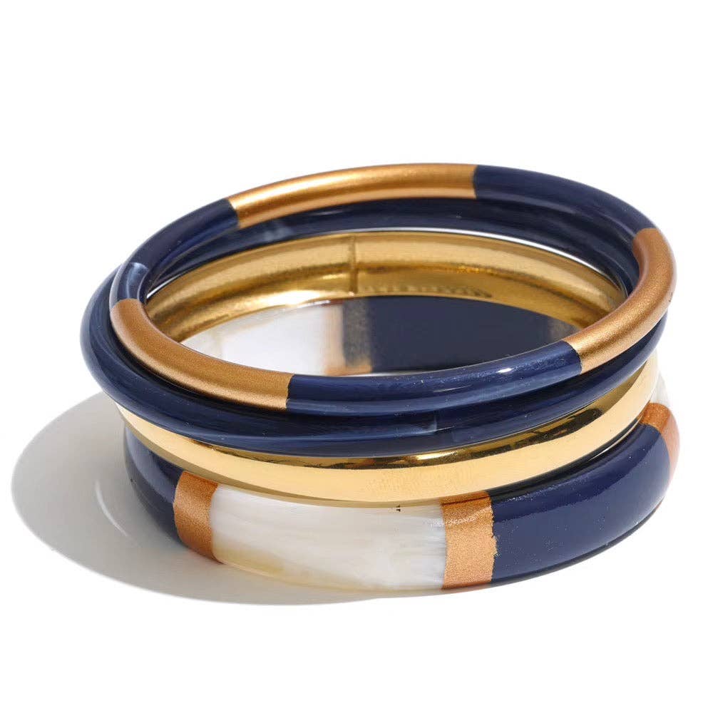 Socialite Bangle Set Blue