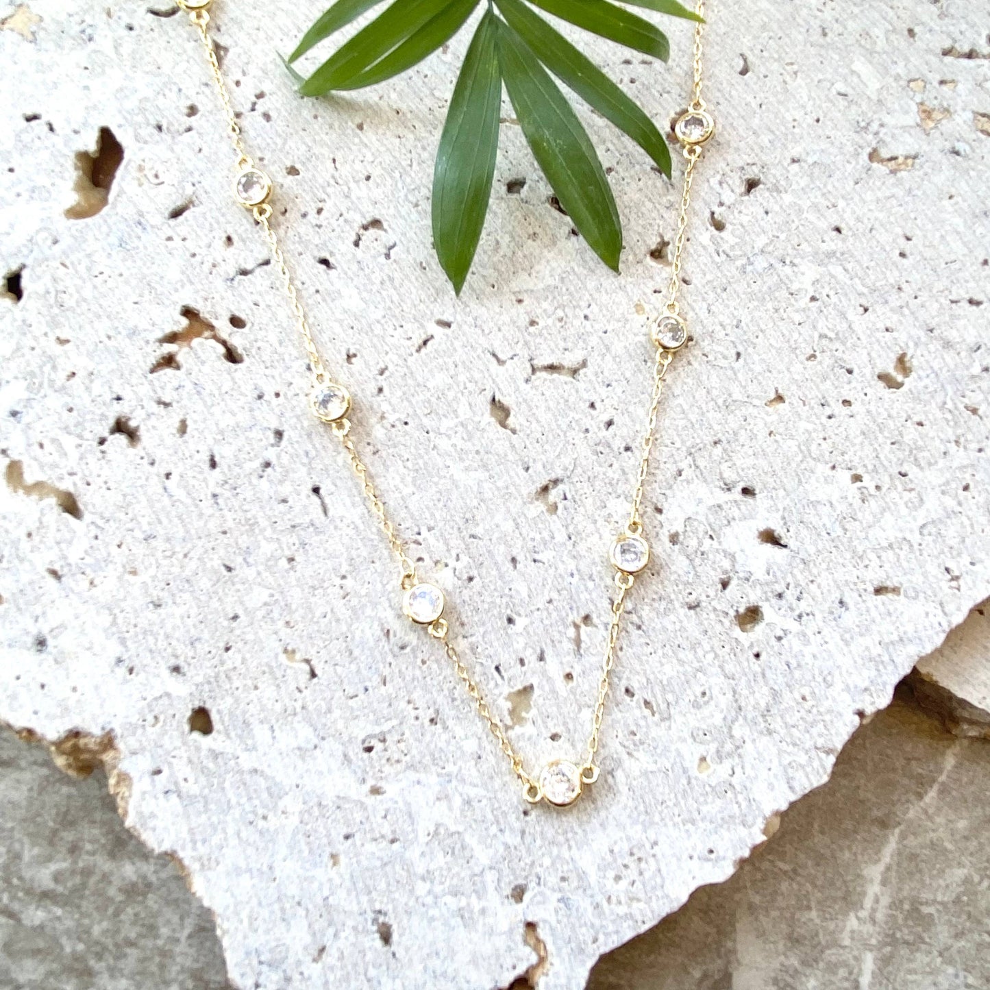 Multi Crystal Necklace