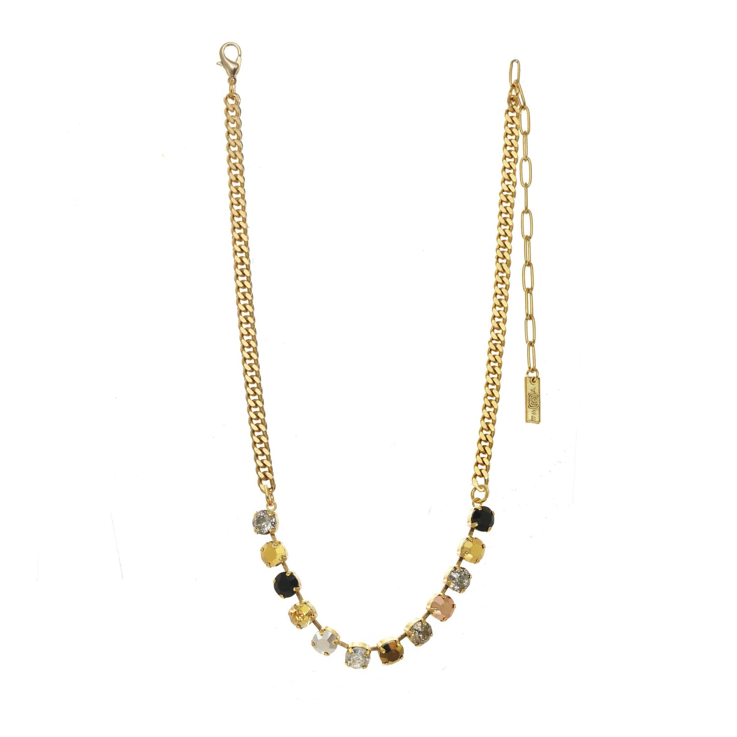 Mini Oakland Mixed Metallics Link & Chain Necklace