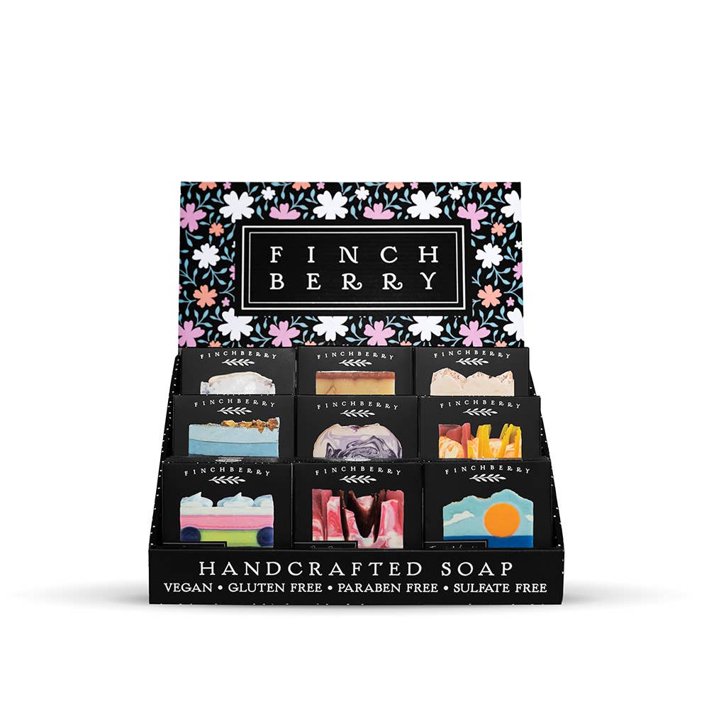 18pc Best Sellers Beauty Soap Bars Collection with Display