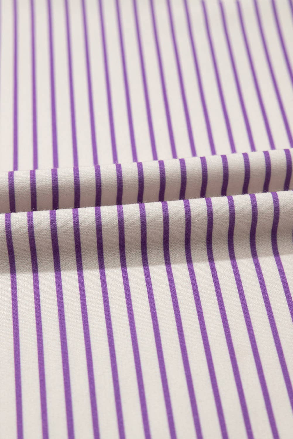 Stripe Floral Raw Edge Patchwork Top