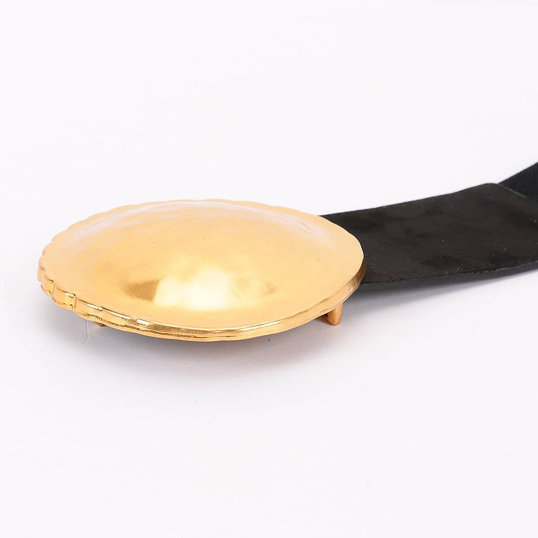 Metal Buckle Elastic Belt