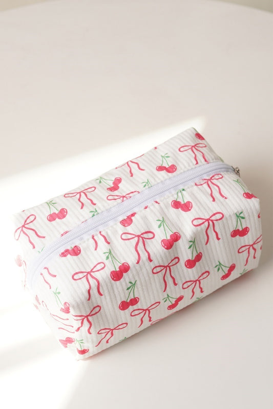 Cosmetic makeup pouch bag