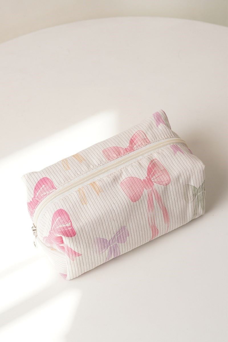 Cosmetic makeup pouch bag