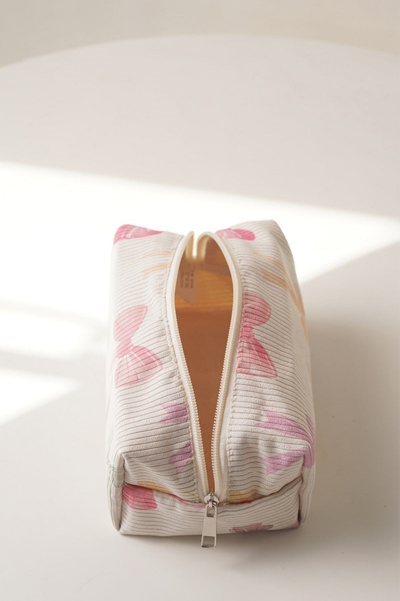 Cosmetic makeup pouch bag