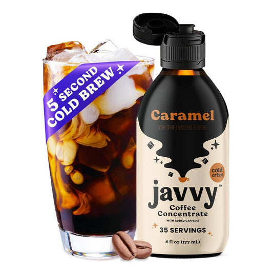 Javvy Caramel Cold Brew Coffee Concentrate