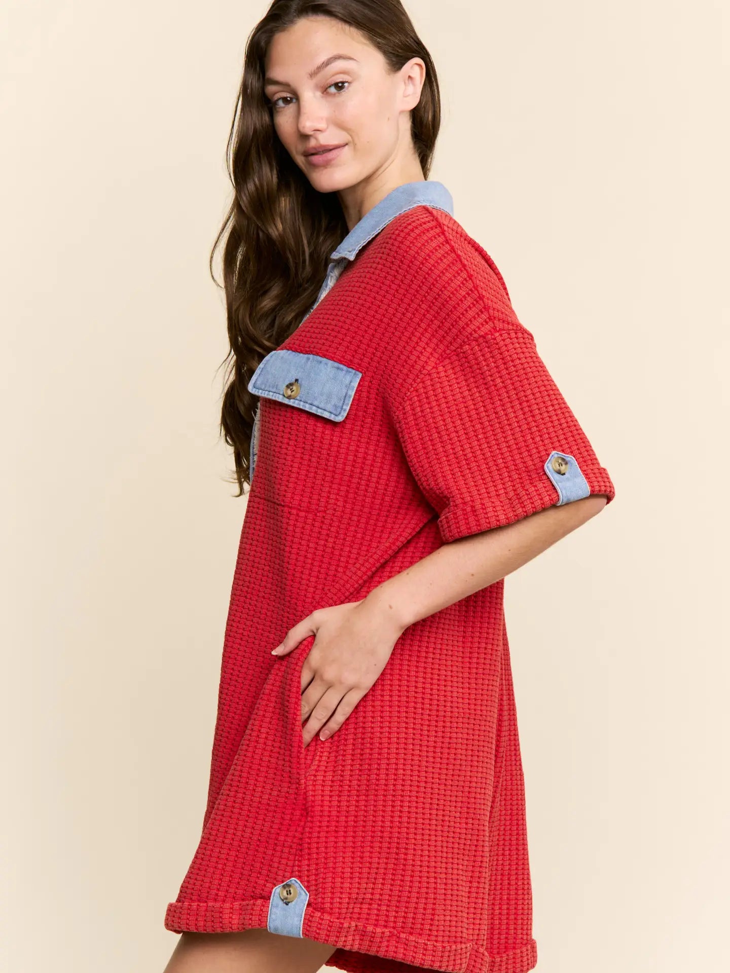 Heather Romper